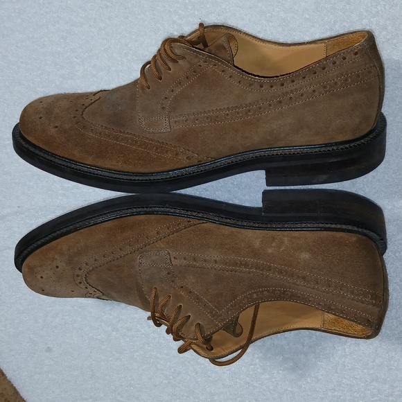 J.Crew Wing Tip - Suede Tan Oxfords Size 11